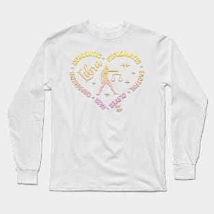 Libra Zodiac Tshirt Long Sleeve T-Shirt